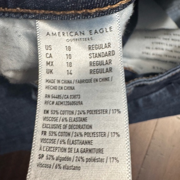American Eagle Outfitters Dark Blue Skinny Jeans - Picture 6 of 7